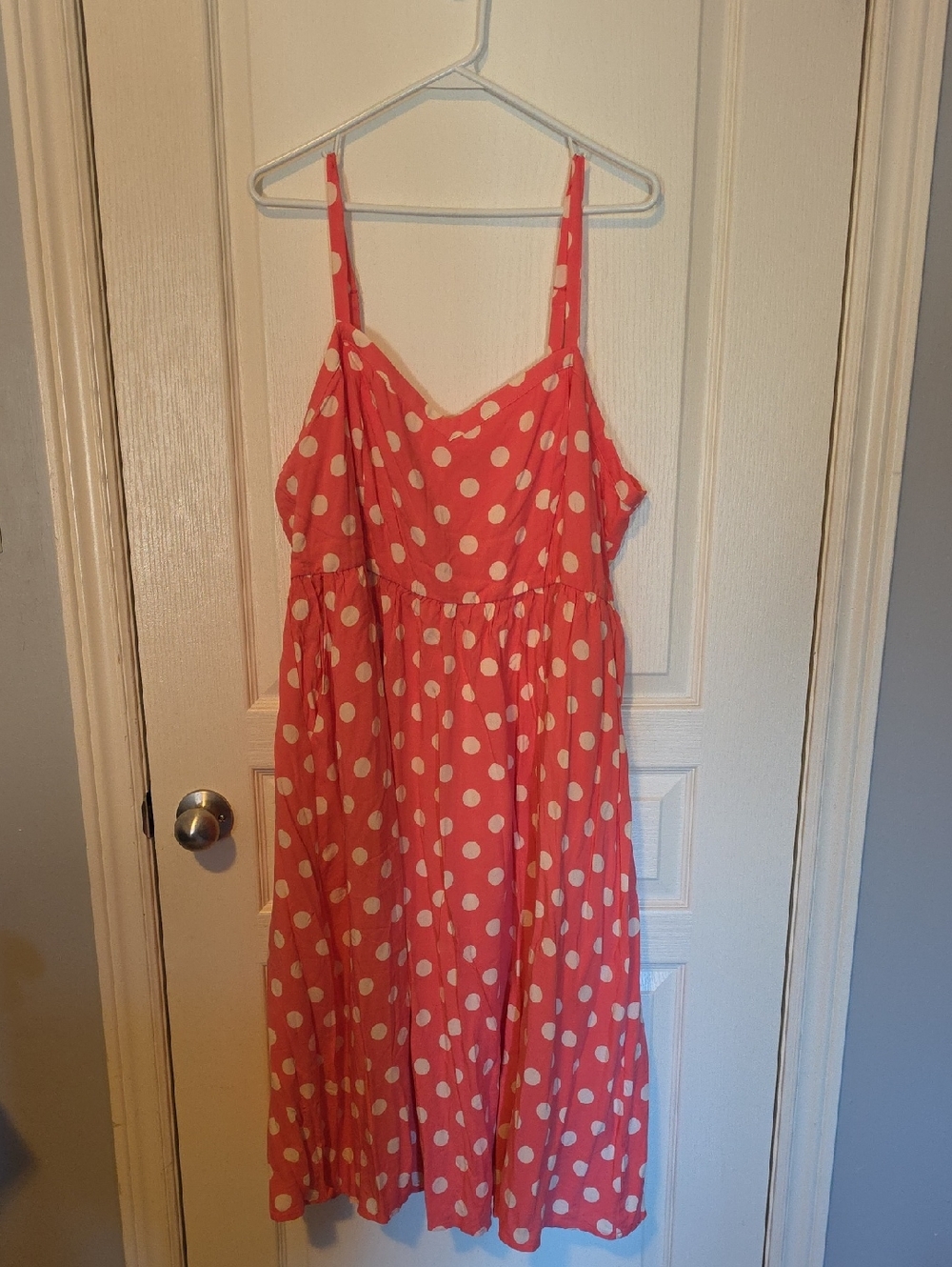 torrid Coral Polka Dot Dress